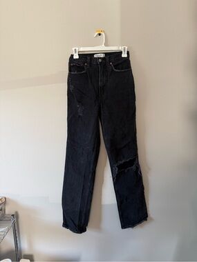 abercrombie straight 90s ultra high rise